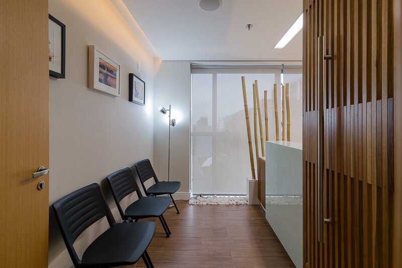 Recepção confortável